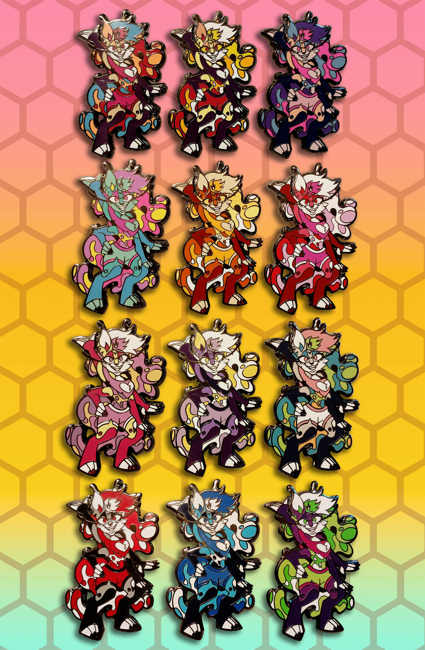 Beelzebub's Party Favors GACHAPON 2 Inch Hard Enamel Pins [RANDOM]