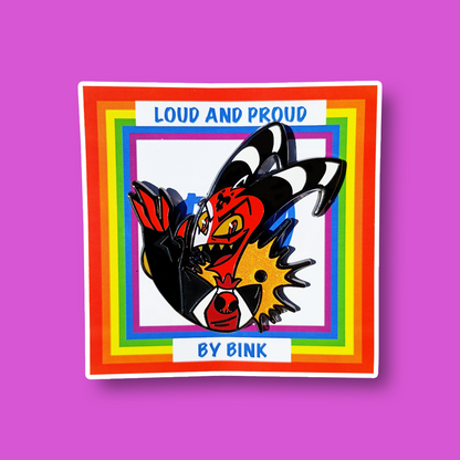 Loud & Proud Helluva Boss Enamel Pin Pride Series [CHARACTERS]
