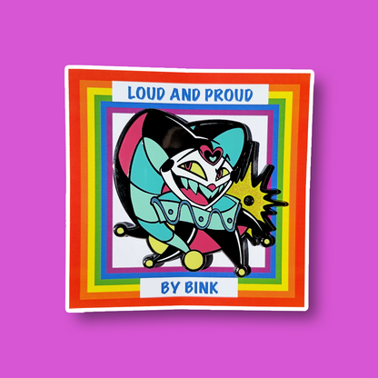 Loud & Proud Helluva Boss Enamel Pin Pride Series [CHARACTERS]