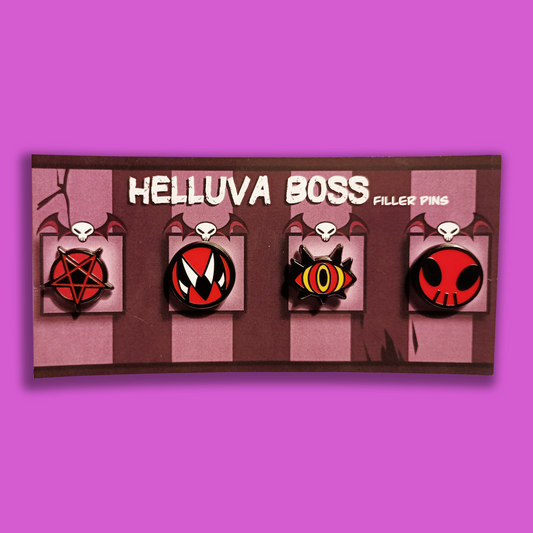 Helluva Boss Set of 4 Mini [14mm] Hard Enamel Pins