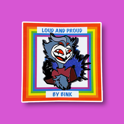 Loud & Proud Helluva Boss Enamel Pin Pride Series [CHARACTERS]