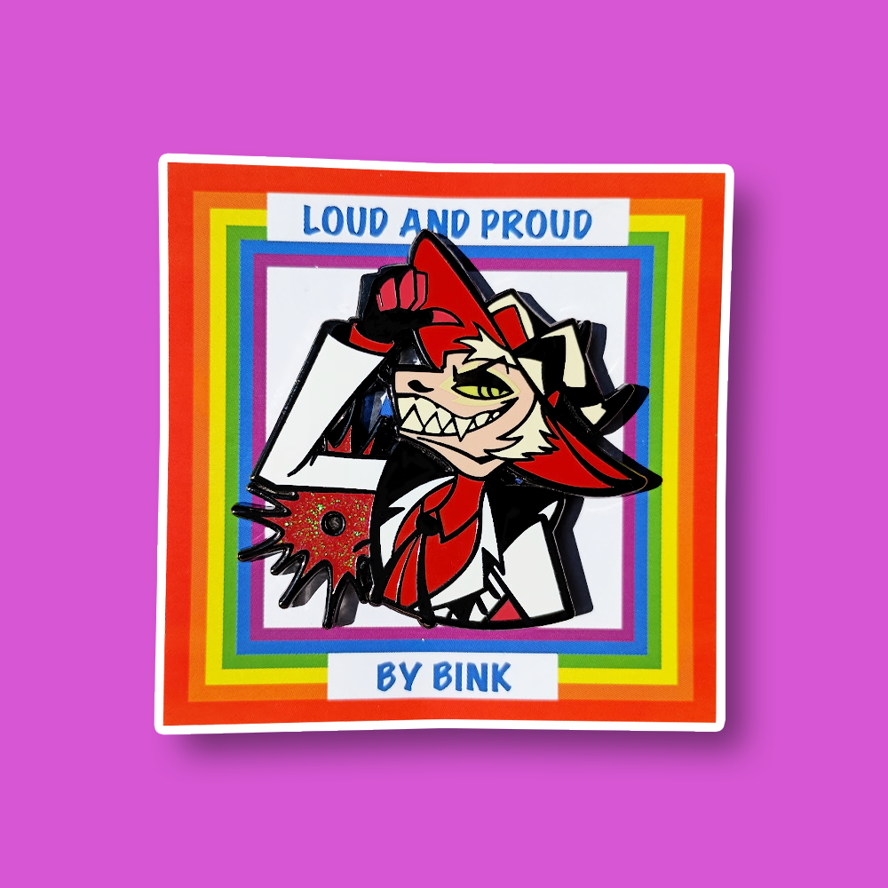Loud & Proud Helluva Boss Enamel Pin Pride Series [CHARACTERS]