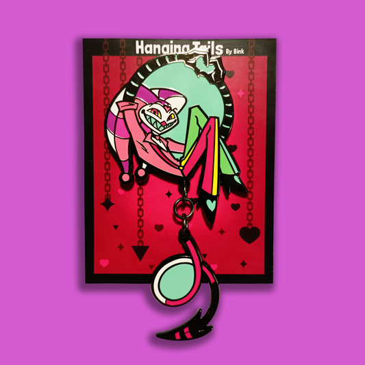 [B GRADE] Fizzarolli 2.5 Inch + Hanging Tail Hard Enamel Pin