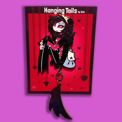 [B GRADE] Octavia 2.5 Inch + Hanging Tail Hard Enamel Pin