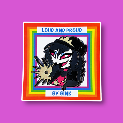 Loud & Proud Helluva Boss Enamel Pin Pride Series [CHARACTERS]