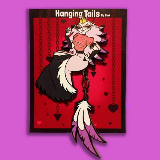 [B GRADE] Stella 2.5 Inch + Hanging Tail Hard Enamel Pin